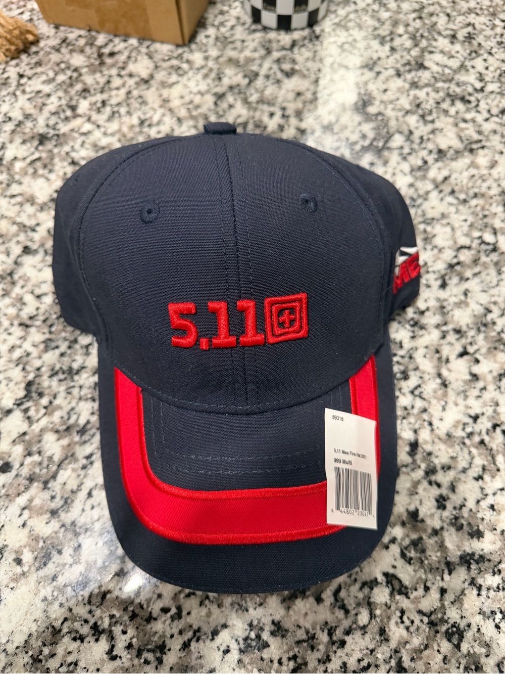 5.11 Tactical Navy and Red Baseball Cap